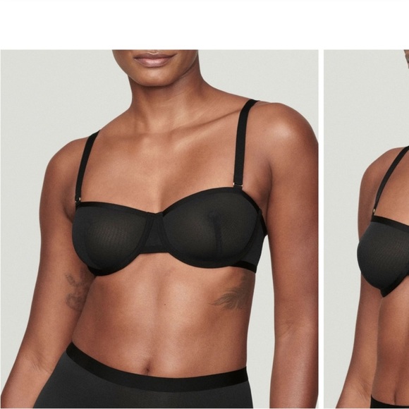 New Cuup The Balconette Bra in Black Size: 38E - Picture 3 of 13
